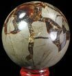 Polished Septarian Sphere - Madagascar #67869-1